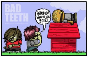 Bad Teeth - 2012 New Year Card