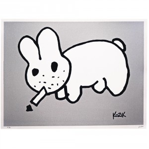 Frank Kozik - labbit drawing