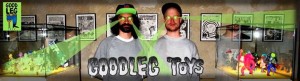 Goodleg Toys - Logo with Luke + Pablo