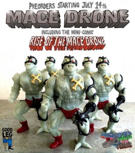 War on Prehis - Mace Drone figure ad