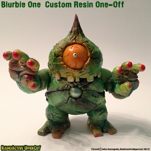 Blurble - custom 8-Ball figure for 'Radioactive Uppercut'