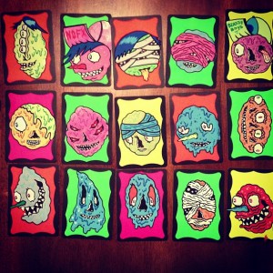 Blurble - sketch cards