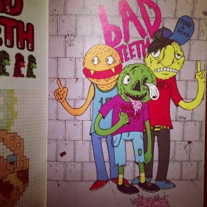 Blurble x Bad Teeth - cartoon