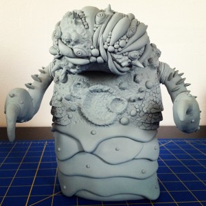 Gorgoloid - beetle kaiju sculpt 002