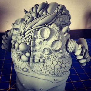 Gorgoloid - beetle kaiju sculpt 003