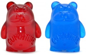 Crummy Gummy - red and blue