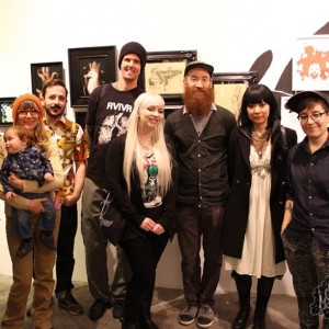 Tina Lugo - with Tara McPherson n Cotton Candy Machine Crew