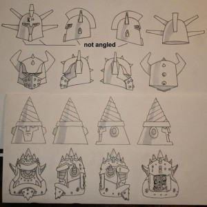 AOI toys - ION Men - head sketches