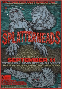 Glenno - Splatterheads poster