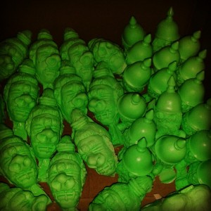 Skumbags - Resin - Warmongers + Shrunken Heads