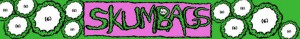 Skumbags - banner logo