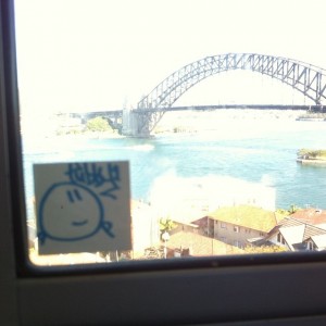 TubbyToy - Sticker - Overlooking Sydney Harbour