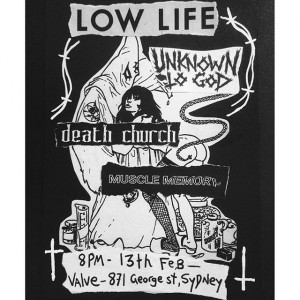 Spider Death - Death Church - Flyer